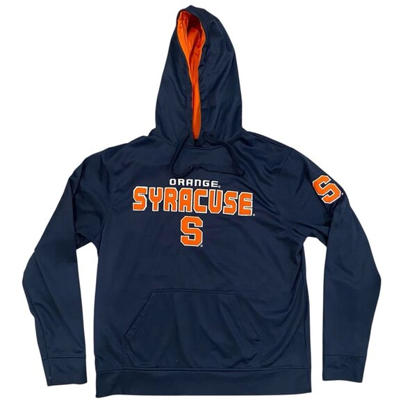 SYRACUSE Orange Men's COVER ONE Blue Embroidered Hoodie College University LARGE - Picture 1 of 7